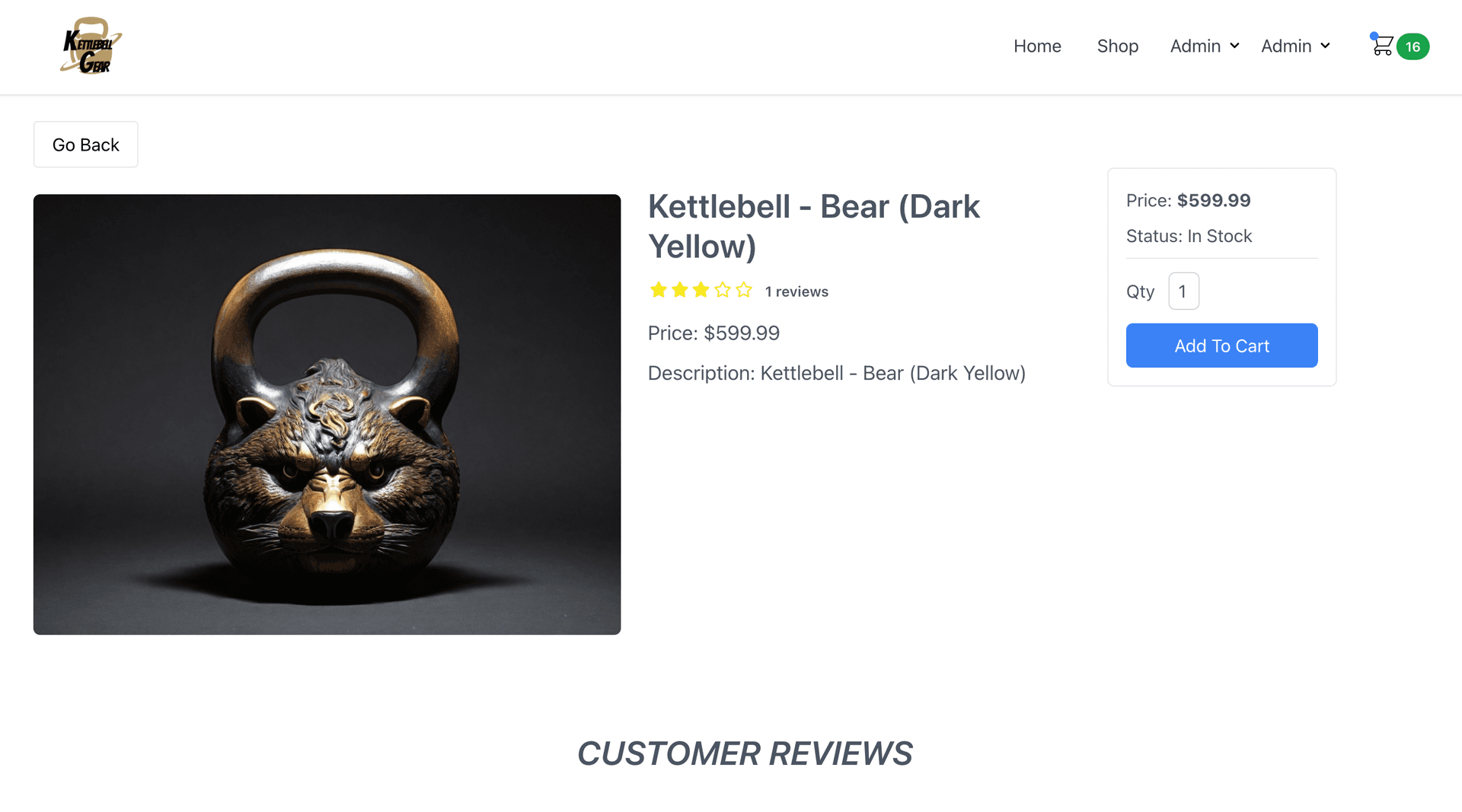 Full shopping cart features screenshot