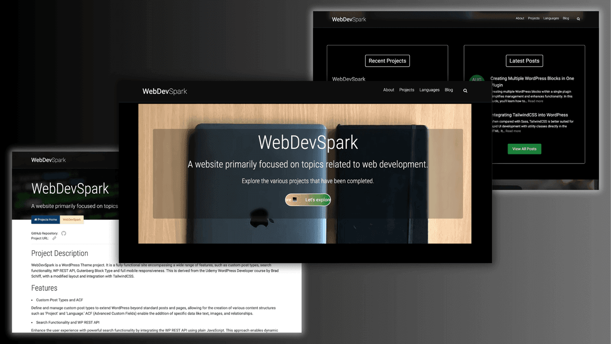 Featured Project: WebDevSpark